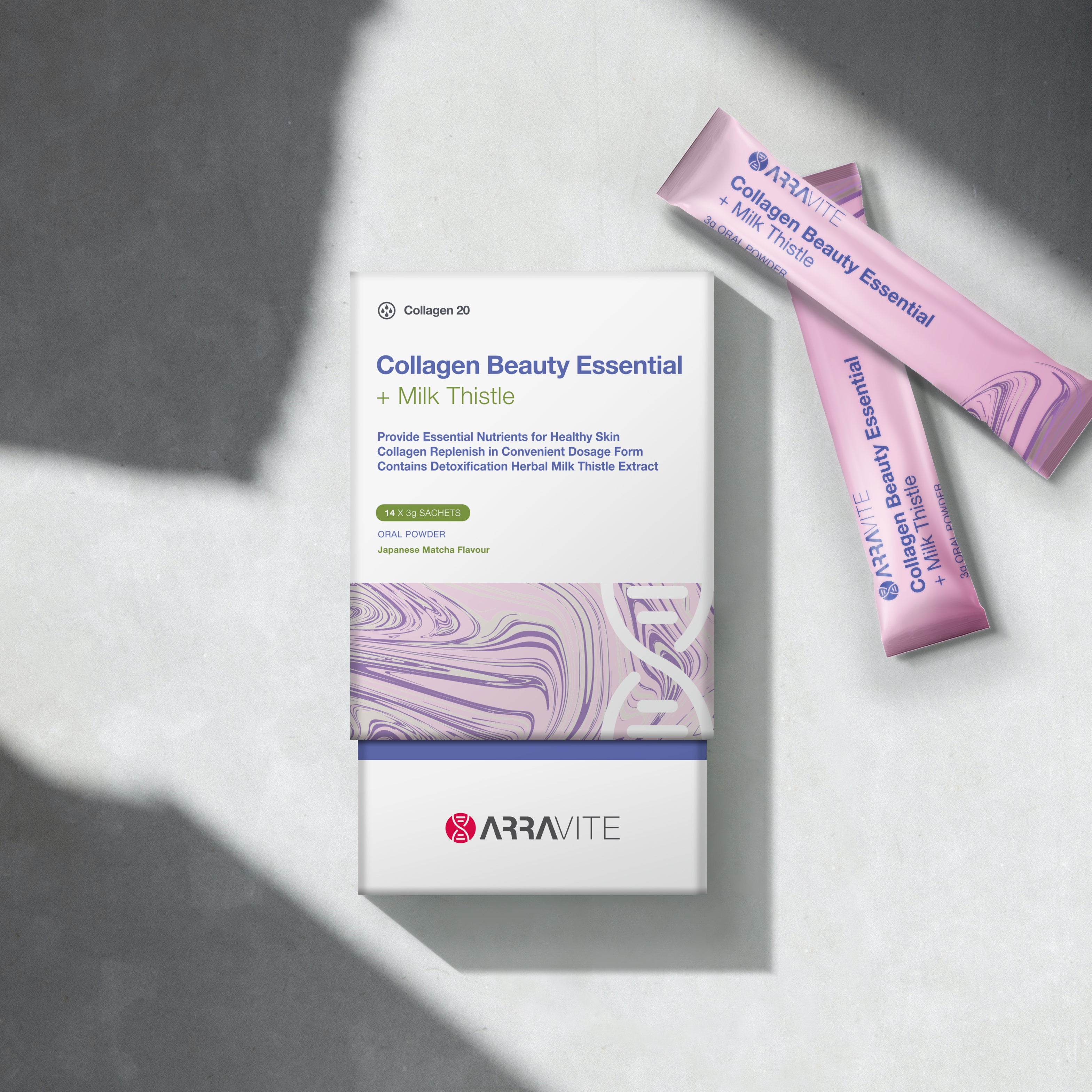 Collagen Beauty Essential + Milk Thistle (Japanese Matcha Flavour)